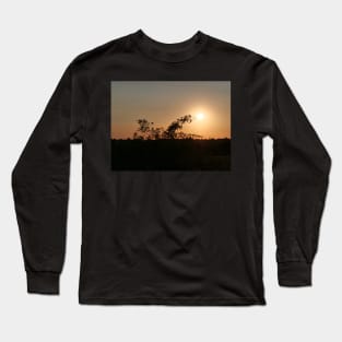 Sunset at cabbage hill park, berkshire Long Sleeve T-Shirt